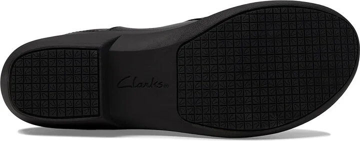 Clarks Talene Pace Women's Shoes Black Leather : 5 B - Medium - Image 3