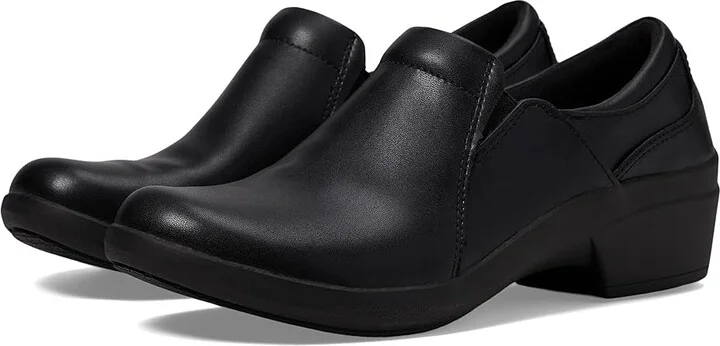 Clarks Talene Pace Women's Shoes Black Leather : 5 B - Medium