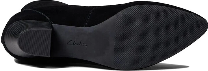 Clarks Teresa Boot Women's Boots Black Suede : 7 D - Wide - Image 3