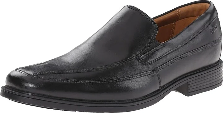 Clarks Tilden Free Men's Shoes Black : 7 D - Medium, Leather/Synthetic - Image 2
