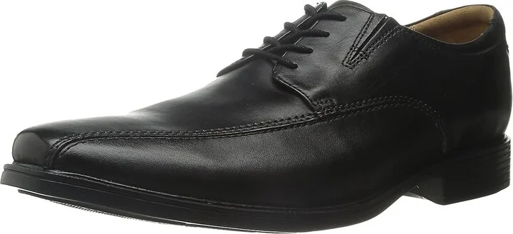 Clarks Tilden Walk Men's Shoes Black : 7 D - Medium, Leather/Synthetic - Image 2