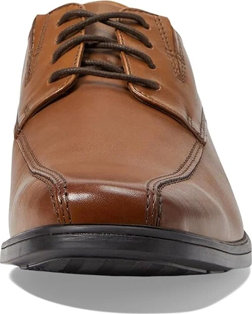 Clarks Tilden Walk Men's Shoes Dark Tan Leather : 8 D - Medium - Image 6