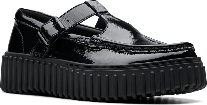 Clarks Torhill Bar Leather T Bar