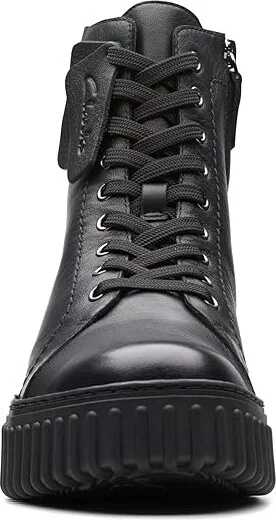 Clarks Torhill Rise Women's Boots Black Leather : 6 B - Medium - Image 4
