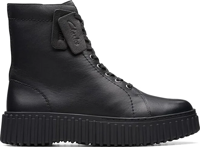 Clarks Torhill Rise Women's Boots Black Leather : 6 B - Medium - Image 6
