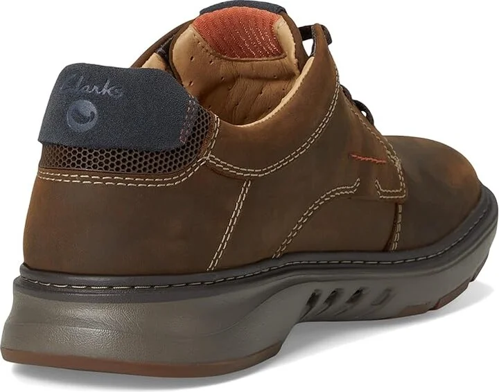 Clarks Un Briley Pace Men's Lace-up Boots Brown Nubuck : 7 D - Medium, Leather - Image 4