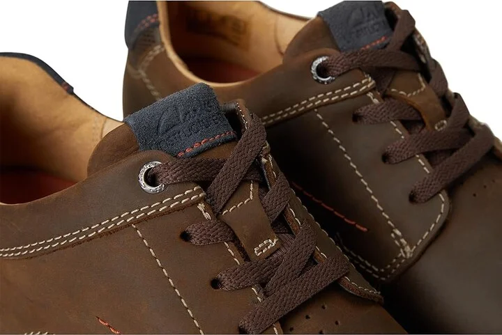 Clarks Un Briley Pace Men's Lace-up Boots Brown Nubuck : 7 D - Medium, Leather - Image 7