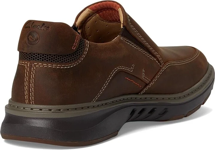 Clarks Un Briley Step Men's Lace Up Wing Tip Shoes Beeswax Leather : 7 EE - Wide - Image 4