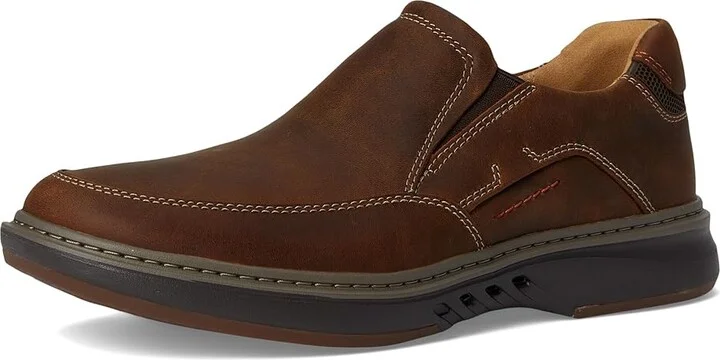 Clarks Un Briley Step Men's Lace Up Wing Tip Shoes Beeswax Leather : 7 EE - Wide - Image 5