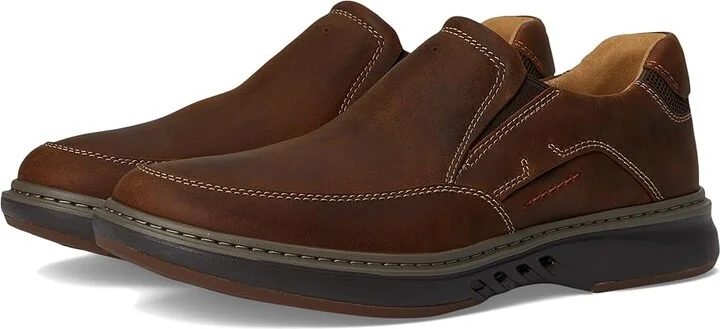 Clarks Un Briley Step Men's Lace Up Wing Tip Shoes Beeswax Leather : 7 EE - Wide