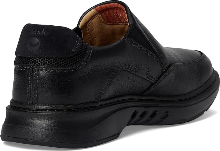 Clarks Un Briley Step Men's Lace Up Wing Tip Shoes Black Leather : 7.5 EE - Wide - Image 4