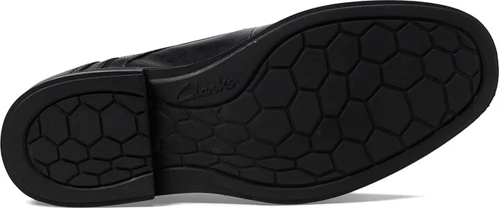 Clarks Un Hugh Lace Men's Shoes Black Leather : 8.5 D - Medium - Image 3