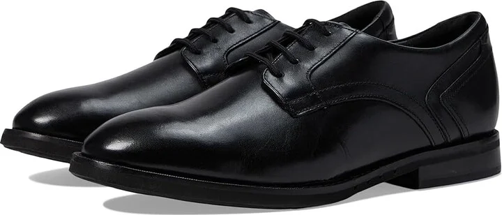 Clarks Un Hugh Lace Men's Shoes Black Leather : 8.5 D - Medium