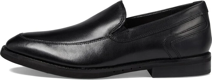 Clarks Un Hugh Step Men's Shoes Black Leather : 10 D - Medium - Image 6