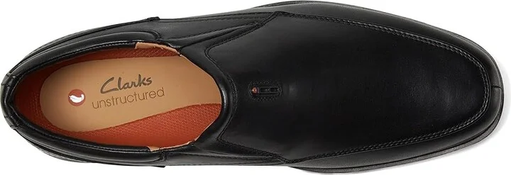 Clarks Un Kendric Go Men's Lace Up Wing Tip Shoes Black Leather : 10.5 EE - Wide - Image 2