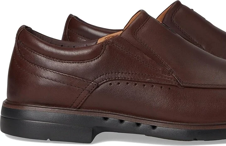 Clarks Un Kendric Go Men's Lace Up Wing Tip Shoes Mahogany Leather : 14 D - Medium - Image 7