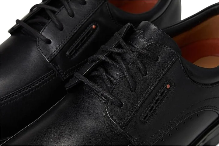 Clarks Un Kendric Way Men's Lace Up Wing Tip Shoes Black Leather : 10.5 EE - Wide - Image 7