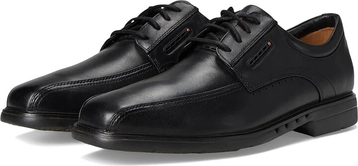 Clarks Un Kendric Way Men's Lace Up Wing Tip Shoes Black Leather : 10.5 EE - Wide