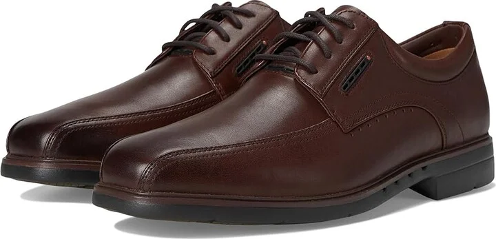 Clarks Un Kendric Way Men's Lace Up Wing Tip Shoes Mahogany Leather : 8.5 EE - Wide