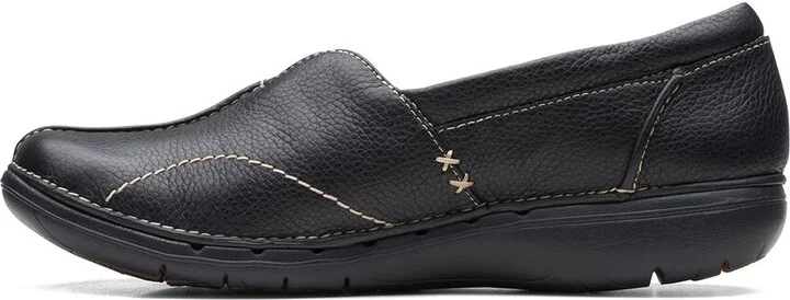 Clarks Un Loop Stride Leather Flat - Image 2
