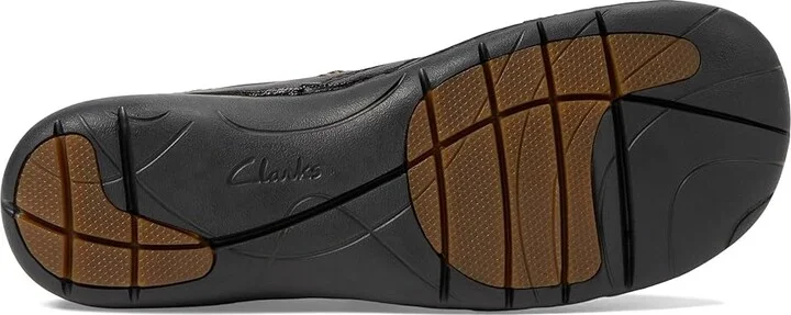 Clarks Un.loop Women's Slip on Shoes Black Leather : 5 B - Medium, Full Grain leather - Image 4