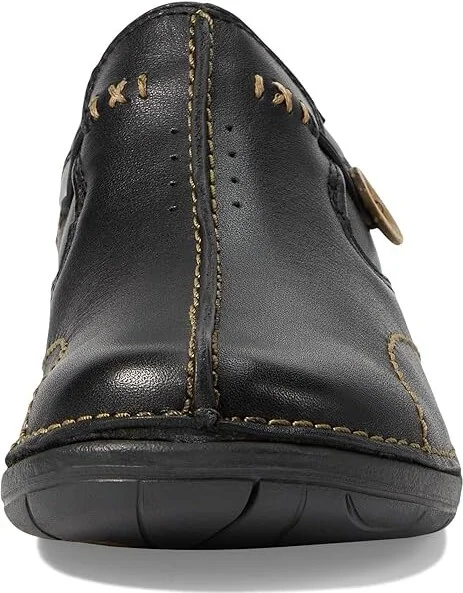 Clarks Un.loop Women's Slip on Shoes Black Leather : 5 B - Medium, Full Grain leather - Image 6