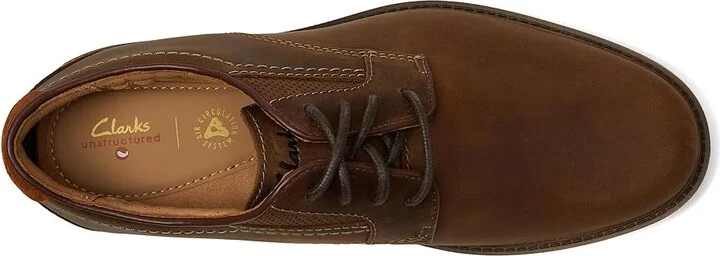 Clarks Un Shire Low Men's Lace-up Boots Beeswax Leather : 7.5 EE - Wide - Image 2