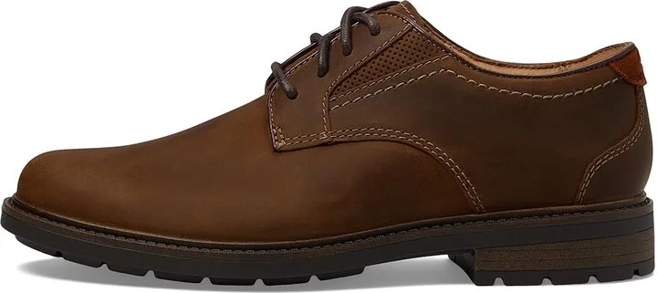 Clarks Un Shire Low Men's Lace-up Boots Beeswax Leather : 7.5 EE - Wide - Image 6