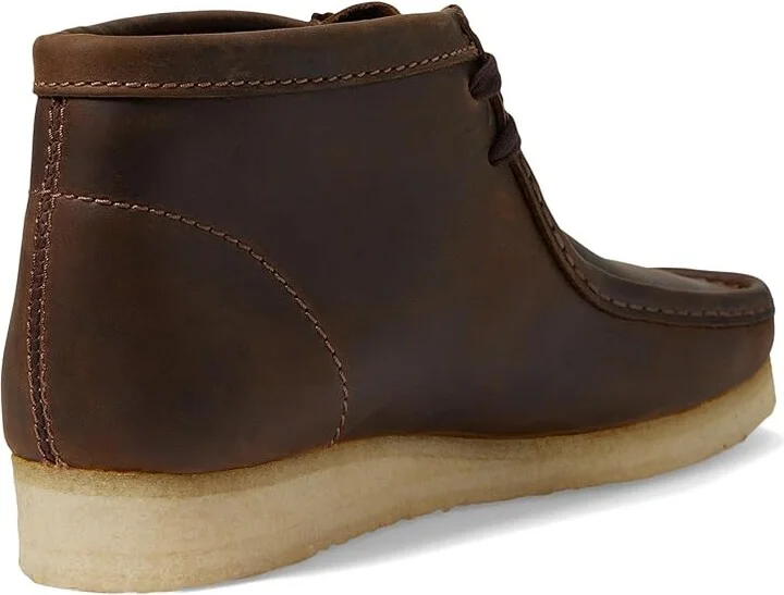 Clarks Wallabee Boot Men's Lace-up Boots Beeswax : 7 D - Medium, Leather/Suede - Image 4