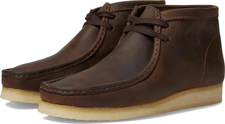 Clarks Wallabee Boot Men's Lace-up Boots Beeswax : 7 D - Medium, Leather/Suede