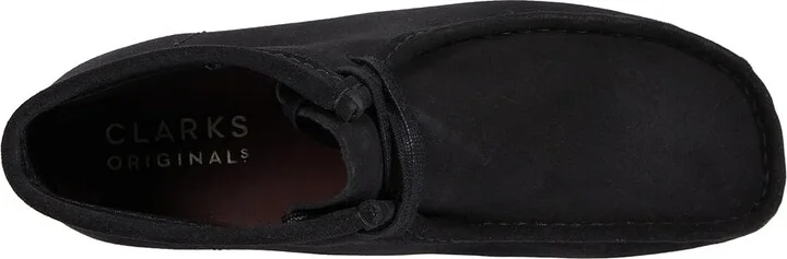 Clarks Wallabee Boot Men's Lace-up Boots Black Suede : 8 D - Medium, Leather/Suede - Image 2