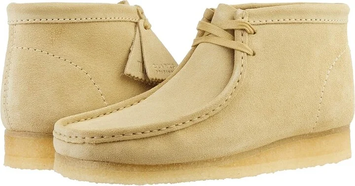 Clarks Wallabee Boot Men's Lace-up Boots Maple Suede : 8 D - Medium, Leather/Suede