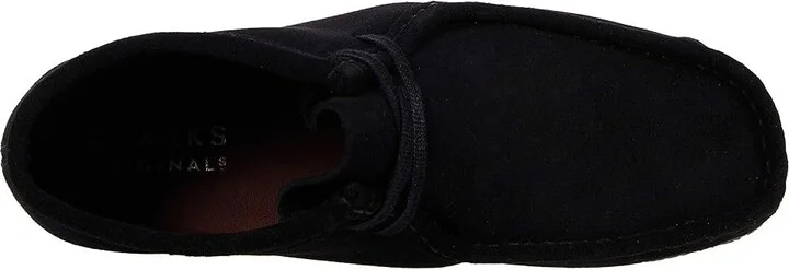 Clarks Wallabee Boot Women's Boots Black Suede 1 : 6 B - Medium, Leather - Image 2