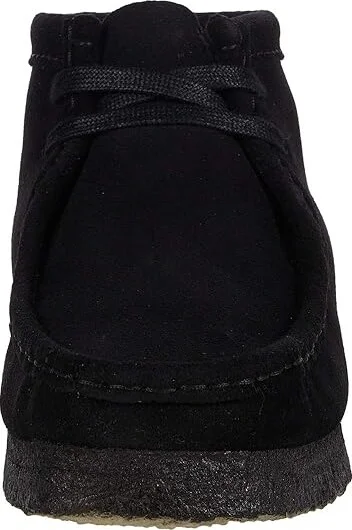 Clarks Wallabee Boot Women's Boots Black Suede 1 : 6 B - Medium, Leather - Image 5