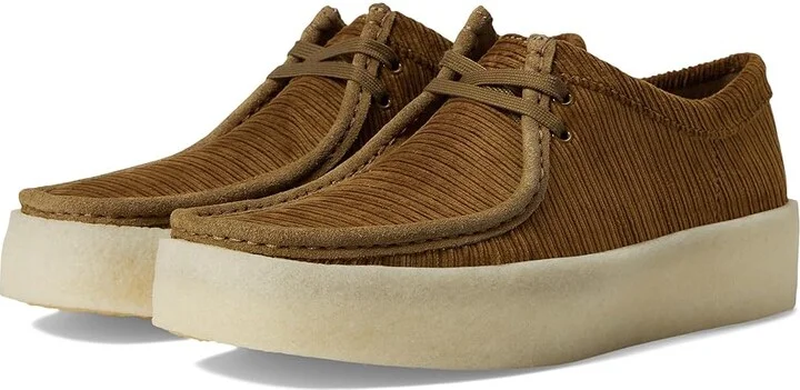 Clarks Wallabee Cup Men's Shoes Tan Cord Textile : 8 D - Medium, Leather