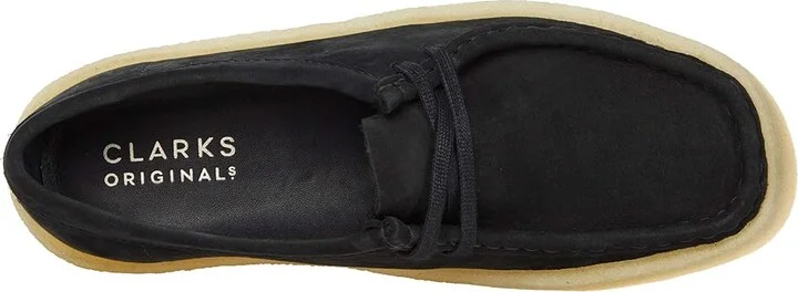 Clarks Wallabee Cup Women's Shoes Black Nubuck : 5.5 B - Medium, Suede - Image 2