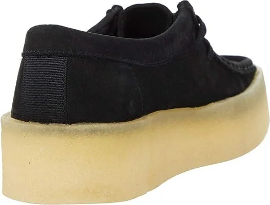 Clarks Wallabee Cup Women's Shoes Black Nubuck : 5.5 B - Medium, Suede - Image 4
