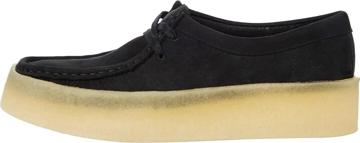 Clarks Wallabee Cup Women's Shoes Black Nubuck : 5.5 B - Medium, Suede - Image 6