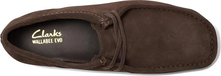 Clarks Wallabee EVO Men's Lace-up Boots Dark Brown Suede : 8.5 D - Medium - Image 2