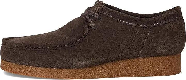 Clarks Wallabee EVO Men's Lace-up Boots Dark Brown Suede : 8.5 D - Medium - Image 6