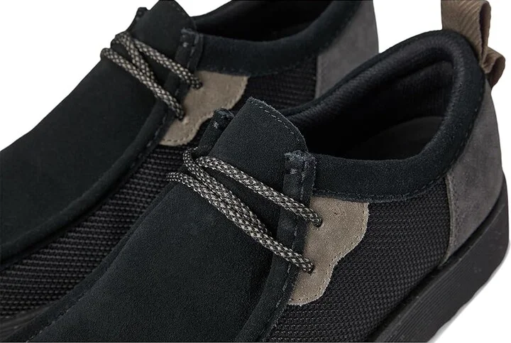 Clarks Wallabee Future 2 Lo Men's Lace-up Boots Black Combi Suede : 7 D - Medium - Image 7