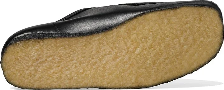 Clarks Wallabee Men's Shoes Black Leather 1 : 10 D - Medium - Image 3