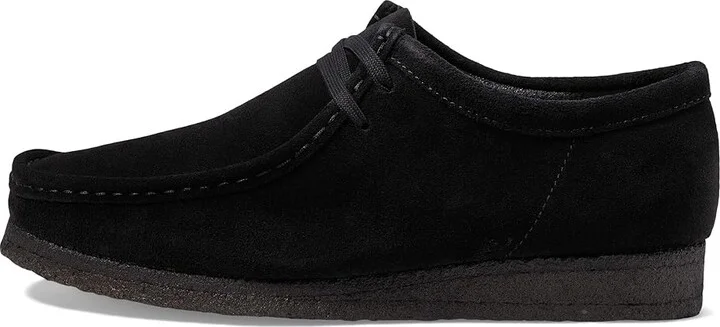 Clarks Wallabee Men's Shoes Black Suede : 7 D - Medium, Leather/Suede - Image 6