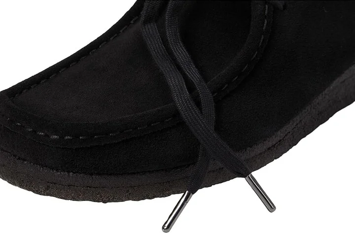 Clarks Wallabee Men's Shoes Black Suede : 7 D - Medium, Leather/Suede - Image 7