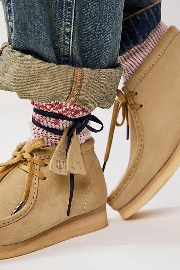 Clarks Wallabee Suede Boots - Image 2