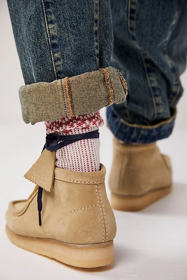 Clarks Wallabee Suede Boots - Image 3