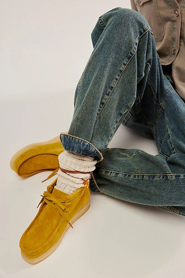 Clarks Wallabee Suede Boots - Image 2