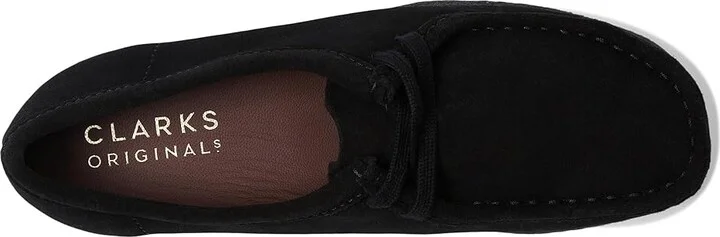 Clarks Wallabee Women's Lace up casual Shoes Black Suede 2 : 5.5 B - Medium, Leather - Image 2