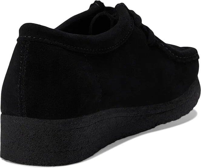 Clarks Wallabee Women's Lace up casual Shoes Black Suede 2 : 5.5 B - Medium, Leather - Image 4