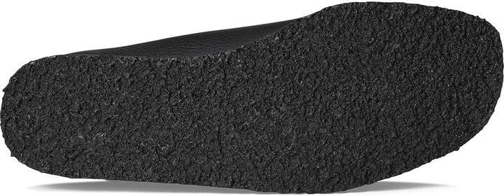 Clarks Wallabee Women's Lace up casual Shoes Black Tumbled Leather : 6.5 B - Medium - Image 3